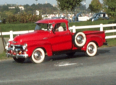View Full Size More 1958 red ford pick up truck